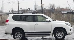 4 699 р. Молдинги RA Toyota Land Cruiser Prado J150 1-ый рестайлинг (2013-2017) (Поверхность глянец (под окраску), Неокрашенные)  с доставкой в г. Екатеринбург. Увеличить фотографию 2