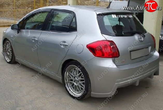 10 199 р. Задний бампер CT Toyota Auris E150 хэтчбэк 5 дв. дорестайлинг (2006-2010) (Неокрашенный)  с доставкой в г. Екатеринбург