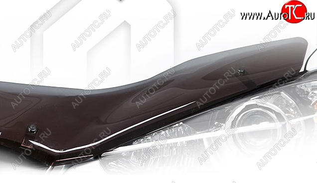 2 079 р. Дефлектор капота CA-Plastiс  Toyota Blade (2006-2012) хэтчбек (Classic полупрозрачный, Без надписи)  с доставкой в г. Екатеринбург