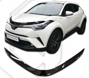 Дефлектор капота CA-Plastiс Toyota C-HR NGX10, ZGX10 рестайлинг (2019-2024)