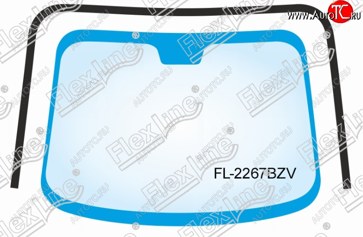 2 299 р. Молдинг лобового стекла FlexLine  Toyota Camry  XV30 (2001-2006) дорестайлинг, рестайлинг  с доставкой в г. Екатеринбург