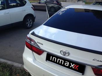 5 499 р. Лип спойлер INMAX  Toyota Camry ( XV50,  XV55) (2011-2018) дорестайлинг, 1-ый рестайлинг, 2-ой рестайлинг (неокрашенный)  с доставкой в г. Екатеринбург. Увеличить фотографию 2