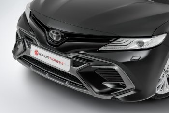 17 999 р. Накладка в центральный воздухозаборник переднего бампера Harius  Toyota Camry  XV70 (2017-2021) дорестайлинг (Неокрашенная)  с доставкой в г. Екатеринбург. Увеличить фотографию 7