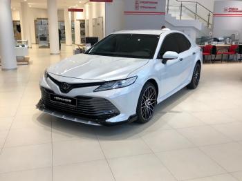 16 899 р. Накладка переднего бампера HEMMES Toyota Camry XV70 дорестайлинг (2017-2021)  с доставкой в г. Екатеринбург. Увеличить фотографию 3