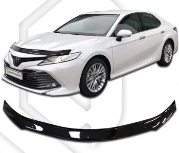 Дефлектор капота CA-Plastiс Toyota Camry XV70 дорестайлинг (2017-2021)