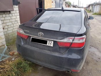 2 799 р. Лип спойлер АВТОКРАТ Toyota Camry XV50 дорестайлинг (2011-2014) (Неокрашенный)  с доставкой в г. Екатеринбург. Увеличить фотографию 5