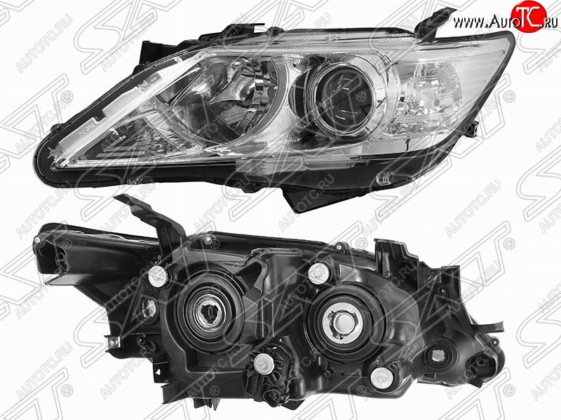 6 649 р. Левая фара передняя SAT Toyota Camry XV50 дорестайлинг (2011-2014)  с доставкой в г. Екатеринбург