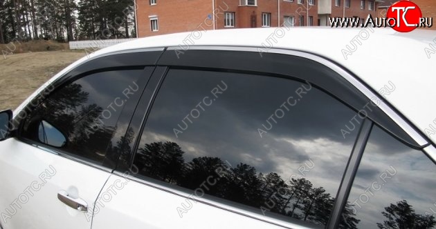 5 349 р. Комплект дефлекторов окон СТ Toyota Camry XV50 дорестайлинг (2011-2014)  с доставкой в г. Екатеринбург