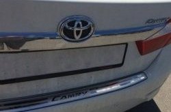 4 199 р. Защитная накладка на задний бампер СТ Toyota Camry XV55 1-ый рестайлинг (2014-2017)  с доставкой в г. Екатеринбург. Увеличить фотографию 2