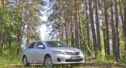 1 099 р. Реснички на фары RA Toyota Corolla E150 седан рестайлинг (2009-2013) (Неокрашенные)  с доставкой в г. Екатеринбург. Увеличить фотографию 2