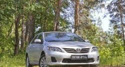 1 099 р. Реснички на фары RA Toyota Corolla E150 седан рестайлинг (2009-2013) (Неокрашенные)  с доставкой в г. Екатеринбург. Увеличить фотографию 3