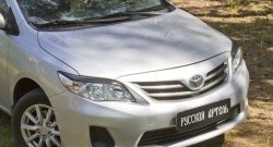 1 099 р. Реснички на фары RA Toyota Corolla E150 седан рестайлинг (2009-2013) (Неокрашенные)  с доставкой в г. Екатеринбург. Увеличить фотографию 4