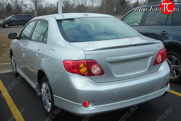 3 849 р. Лип спойлер TOP WING Toyota Corolla E150 седан дорестайлинг (2006-2010) (Неокрашенный)  с доставкой в г. Екатеринбург