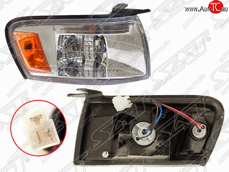 1 139 р. Передняя габарит SAT (хрусталь, правый)  Toyota Cresta  X90 (1992-1996)  с доставкой в г. Екатеринбург