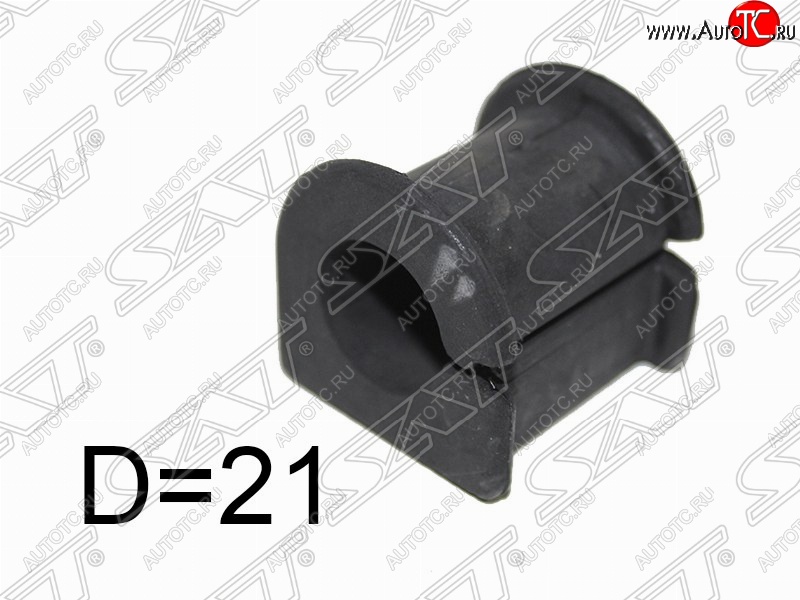 123 р. Резиновая втулка переднего стабилизатора (D=21) SAT Toyota Echo XP10 седан дорестайлинг (1999-2002)  с доставкой в г. Екатеринбург