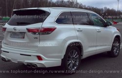 12 999 р. Комплект накладок на колёсные арки TopKontur Design  Toyota Highlander  XU50 (2013-2017) дорестайлинг  с доставкой в г. Екатеринбург. Увеличить фотографию 3