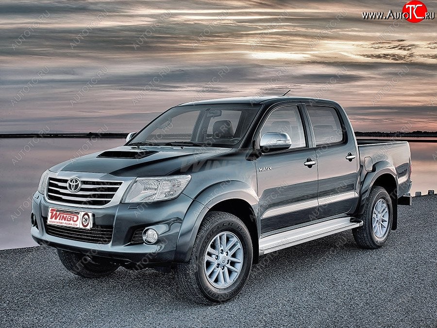 15 299 р. Подножки боковые WINBO OE Style Toyota Hilux AN20,AN30  2-ой рестайлинг (2011-2016)  с доставкой в г. Екатеринбург