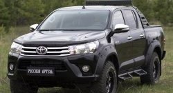 24 999 р. Расширитель арки RA (вылет 50 мм, комплект) Toyota Hilux AN120 дорестайлинг (2016-2020) (Поверхность шагрень)  с доставкой в г. Екатеринбург. Увеличить фотографию 4