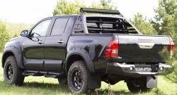 3 499 р. Брызговики под расширители колесных арок с выносом 50 мм RA Toyota Hilux AN120 дорестайлинг (2016-2020)  с доставкой в г. Екатеринбург. Увеличить фотографию 3