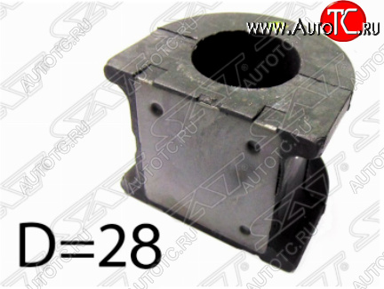 162 р. Втулка переднего стабилизатора SAT (D=28)  Toyota Ipsum  ACM20 (2001-2009) дорестайлинг, рестайлинг  с доставкой в г. Екатеринбург