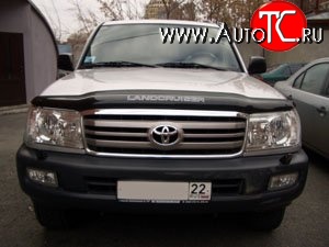 3 089 р. Дефлектор капота NovLine Toyota Land Cruiser 100 1-ый рестайлинг (2002-2005)  с доставкой в г. Екатеринбург