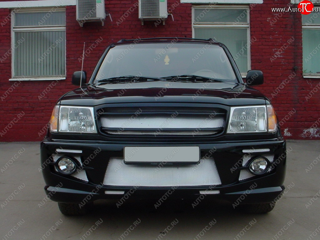 13 449 р. Передний бампер HUNTER Toyota Land Cruiser 100 дорестайлинг (1998-2002) (Неокрашенный)  с доставкой в г. Екатеринбург