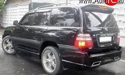 14 949 р. Пороги накладки Hunter Toyota Land Cruiser 100 1-ый рестайлинг (2002-2005) (Неокрашенные)  с доставкой в г. Екатеринбург. Увеличить фотографию 2