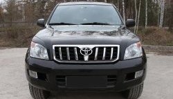 1 249 р. Реснички RA на фары Toyota Land Cruiser Prado J120 (2002-2009) (Неокрашенные)  с доставкой в г. Екатеринбург. Увеличить фотографию 3