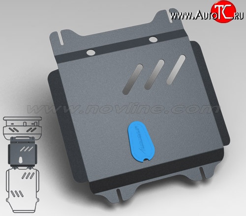 2 779 р. Защита коробки передач Novline (3.5/4.0, АКПП, 3 мм) Toyota Land Cruiser Prado J120 (2002-2009)  с доставкой в г. Екатеринбург