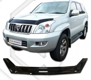 Дефлектор капота ( J120-J125) CA-Plastic Toyota (Тойота) Land Cruiser Prado (Лэнд)  J120 (2002-2009) J120