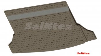 Коврик в багажник SeiNtex (полимерный) Toyota (Тойота) Land Cruiser Prado (Лэнд)  J120 (2002-2009) J120  (Цвет: черный)