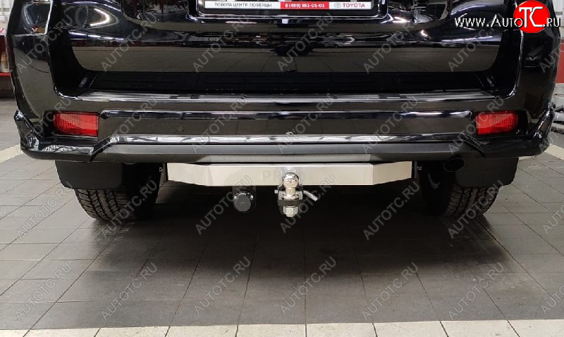 21 649 р. Фаркоп (тягово-сцепное устройство) TCC (Black Onyx)  Toyota Land Cruiser Prado  J150 (2020-2024) 3-ий рестайлинг (оцинкованный, шар Е, надпись Prado)  с доставкой в г. Екатеринбург