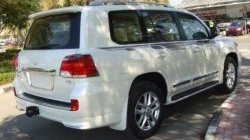 Накладка на задний бампер CT Toyota Land Cruiser 200 1-ый рестайлинг (2012-2015)