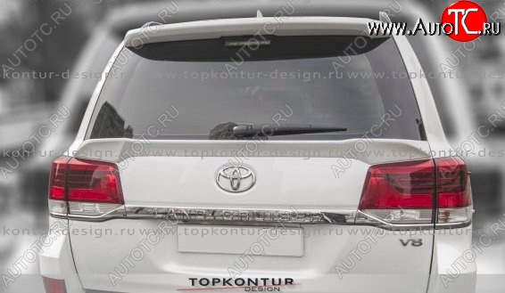 8 149 р. Спойлер TopKontur Design (нижний) Toyota Land Cruiser 200 1-ый рестайлинг (2012-2015) (Неокрашенный)  с доставкой в г. Екатеринбург