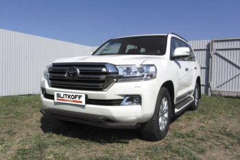 Защита переднего бампер Slitkoff Toyota Land Cruiser 200 2-ой рестайлинг (2015-2021)