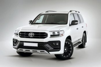 54 999 р. Бампер передний THOR  Toyota Land Cruiser  200 (2015-2021) 2-ой рестайлинг (Неокрашенный)  с доставкой в г. Екатеринбург. Увеличить фотографию 1