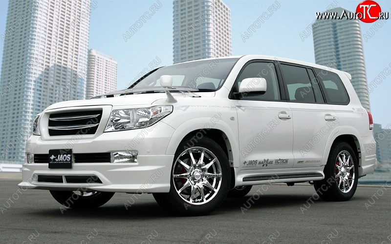 16 649 р. Накладка на передний бампер JAOS Toyota Land Cruiser 200 дорестайлинг (2007-2012) (Неокрашенная)  с доставкой в г. Екатеринбург