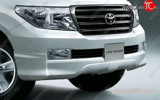 9 299 р. Накладка на передний бампер ORIGINAL Toyota Land Cruiser 200 дорестайлинг (2007-2012) (Неокрашенная)  с доставкой в г. Екатеринбург