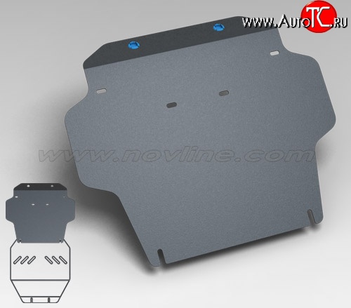 4 999 р. Защита картера двигателя Novline (2008-2009) (4.7/4.5, АКПП, 3 мм) Toyota Land Cruiser 200 дорестайлинг (2007-2012)  с доставкой в г. Екатеринбург