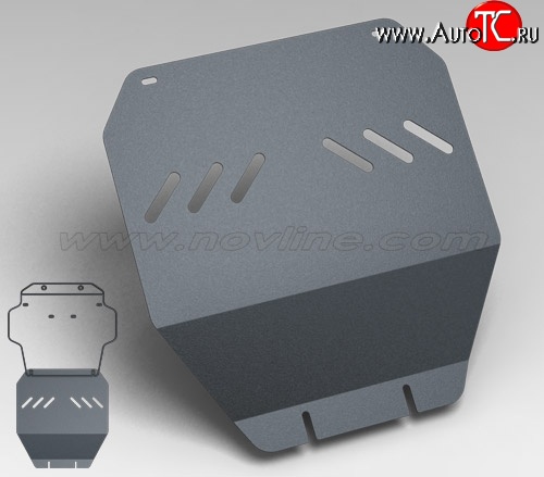 1 169 р. Защита коробки передач Novline (2008-2009) (4.7/4.5, АКПП, 3 мм) Toyota Land Cruiser 200 дорестайлинг (2007-2012)  с доставкой в г. Екатеринбург