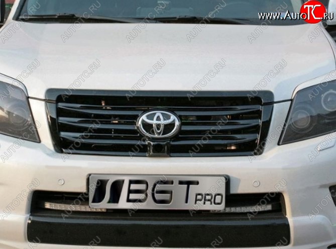 7 499 р. Решётка радиатора ELFORD Style (под камеру) Toyota Land Cruiser Prado J150 дорестайлинг (2009-2013) (Неокрашенная)  с доставкой в г. Екатеринбург