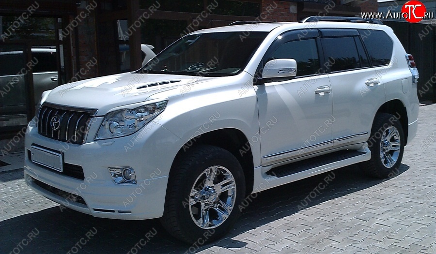 14 099 р. Пластиковые пороги Mz SPEED Toyota Land Cruiser Prado J150 дорестайлинг (2009-2013)  с доставкой в г. Екатеринбург