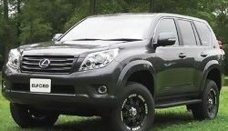 3 489 р. Решётка радиатора Elford Toyota Land Cruiser Prado J150 дорестайлинг (2009-2013) (Неокрашенная)  с доставкой в г. Екатеринбург. Увеличить фотографию 6