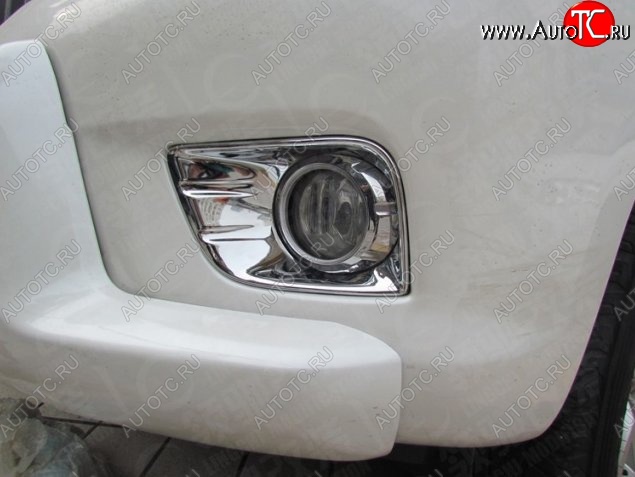 3 599 р. Подиумы противотуманных фар СТ  Toyota Land Cruiser Prado  J150 (2009-2013) дорестайлинг  с доставкой в г. Екатеринбург