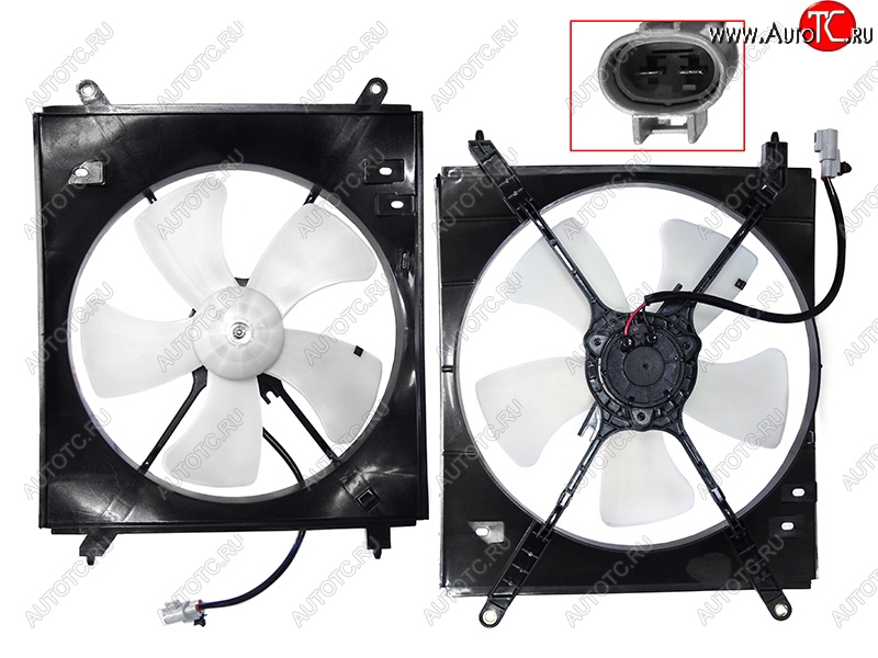 4 999 р. Вентилятор радиатора в сборе (5SFNE/5SFE) SAT Toyota Mark 2 Qualis седан (1997-2002)  с доставкой в г. Екатеринбург
