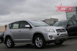 11 249 р. Защита переднего бампера Souz-96 (d60) Toyota RAV4 XA30 5 дв. 1-ый рестайлинг (2008-2010)  с доставкой в г. Екатеринбург. Увеличить фотографию 1