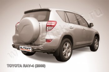 6 999 р. Уголки d57+d42 двойные Toyota RAV4 XA30 5 дв. 1-ый рестайлинг (2008-2010) (Цвет: серебристый)  с доставкой в г. Екатеринбург. Увеличить фотографию 1