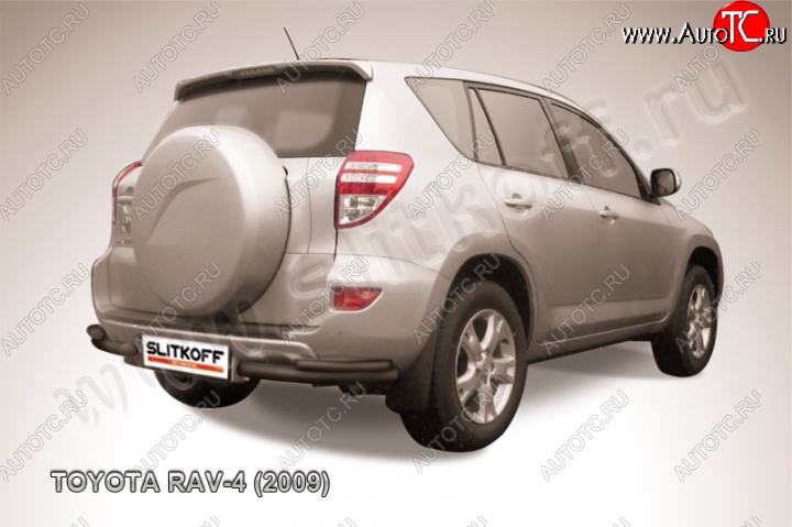 6 999 р. Уголки d57+d42 двойные Toyota RAV4 XA30 5 дв. 1-ый рестайлинг (2008-2010) (Цвет: серебристый)  с доставкой в г. Екатеринбург