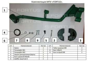 27 749 р. Замок рулевого вала FORTUS (бесштыревой)  Toyota RAV4  XA50 (2018-2024) 5 дв. дорестайлинг  с доставкой в г. Екатеринбург. Увеличить фотографию 3