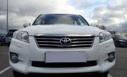 1 469 р. Сетка на бампер Russtal (черная)  Toyota RAV4  XA30 (2010-2013) 5 дв. 2-ой рестайлинг, 5 дв. удлиненный 2-ой рестайлинг  с доставкой в г. Екатеринбург. Увеличить фотографию 3